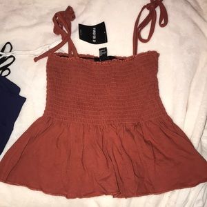 Ruched tank top